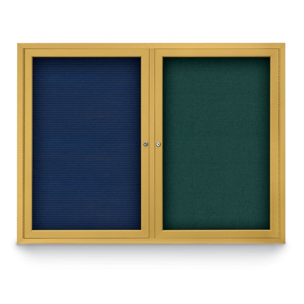 Corkboard, Black/Satin, 72" x 36"